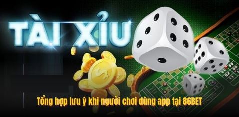 Tổng hợp lưu ý khi người chơi dùng app tại 86BET